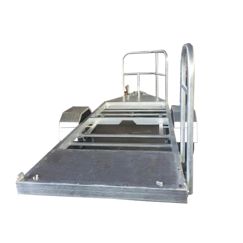 Customized Double Public Toilet Hot Dip Galvanized Trailer