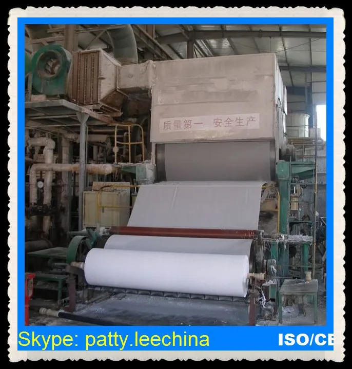 Чжэнчжоу Guangmao высокая скорость резинка переработки древесины туалетная бумага машина 2100мм 8-9Т / D