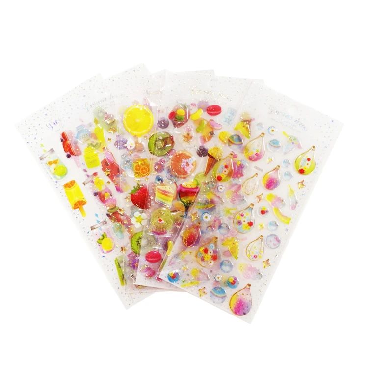 Custom high quality 3M adhesive circle epoxy domed sticker