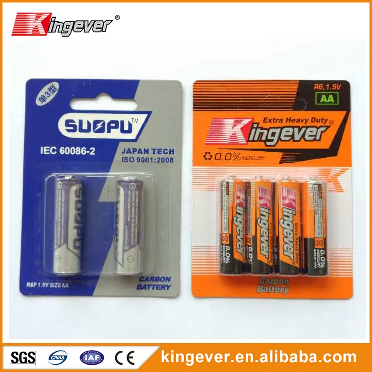 1.5v aa um3 r6c carbon zinc dry cell battery