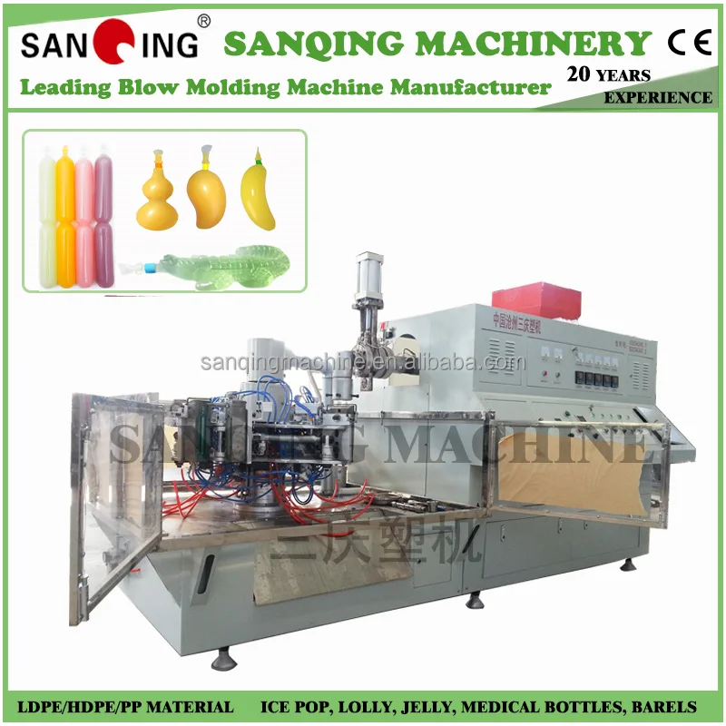 
automatic ice stick tube bottle blow molding machine/ice pop plastic tube machine/lolly pop bottle blow machine automatic ice stick tube bottle blow molding machine/ice pop plastic tube machine/lolly pop bottle blow machine