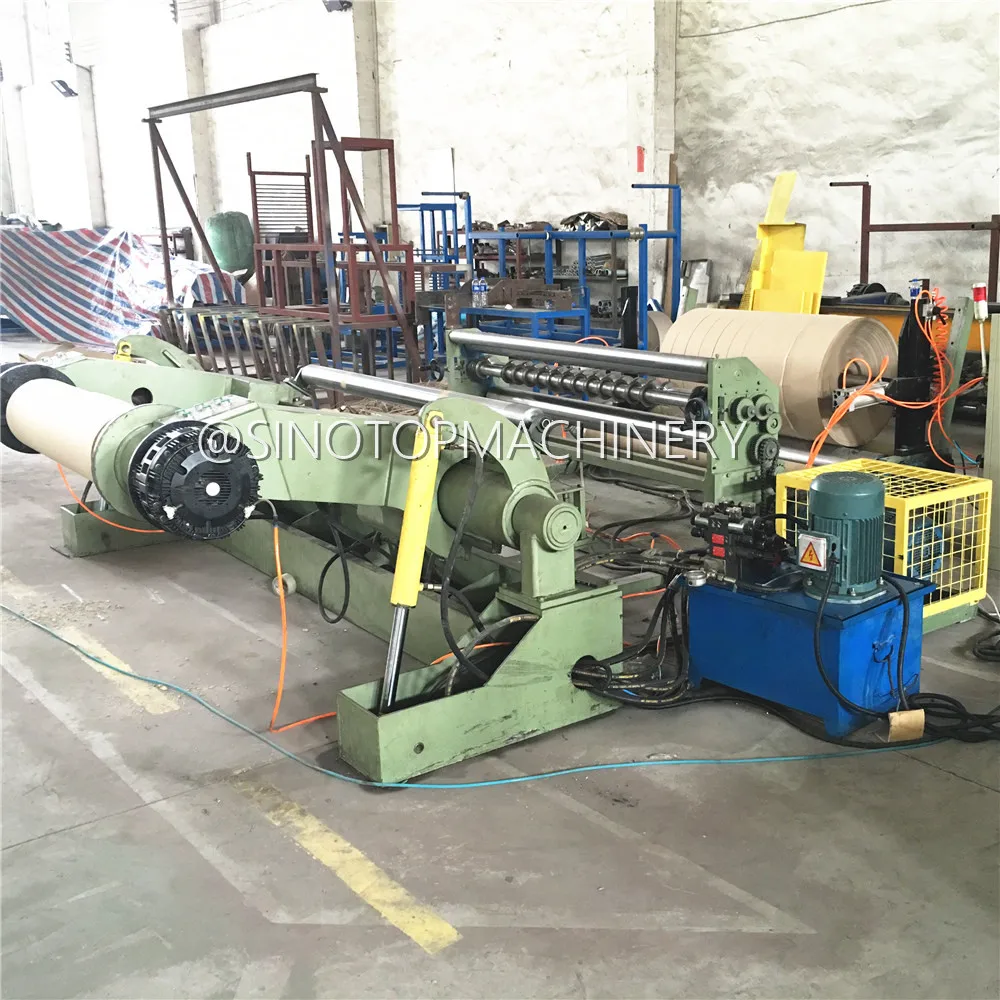 Exporting type edge position controlled slitter rewinder