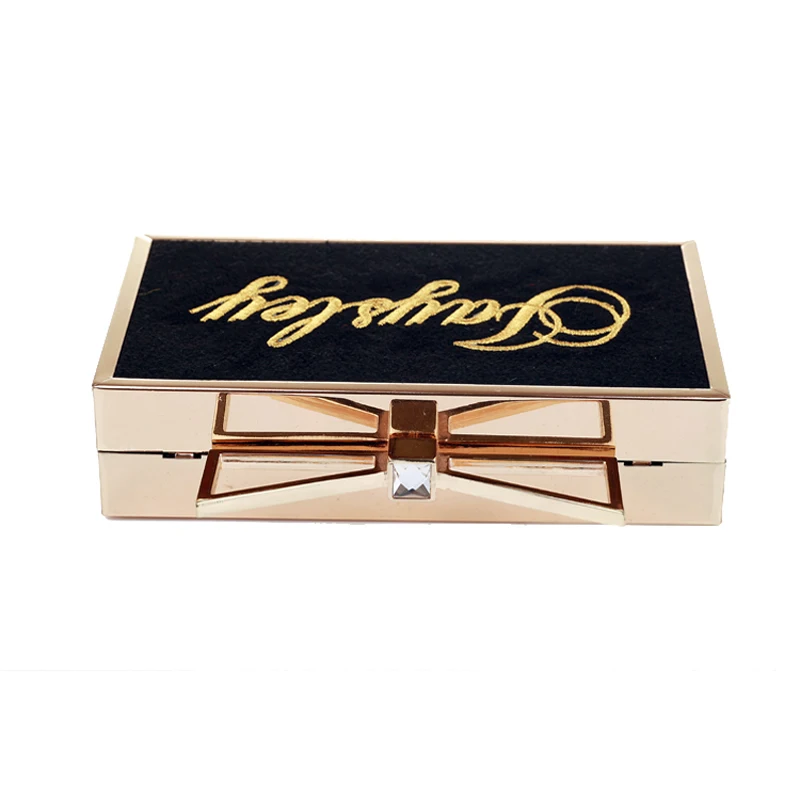 
Custom made personalized embroidered name bag women clutch bag 