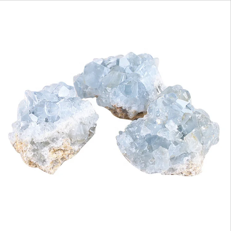 Wholesale Quartz Mineral Blue Crystal Cluster For Crystal Memento