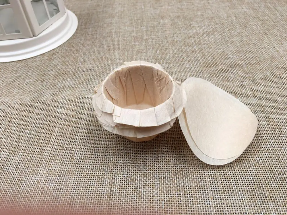 Disposable Natural Brown Unbleached Paper Coffee Filters Replacement Filters For Single Serve Keurig 1.0 and 2.0 Brewers