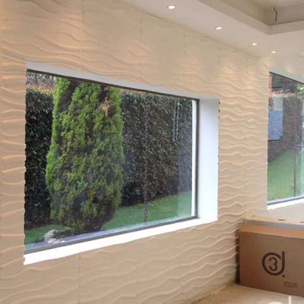 Plant Fiber Easy Diy Interior Decorative Wall Papers 3d Wall Murals for Restaurant