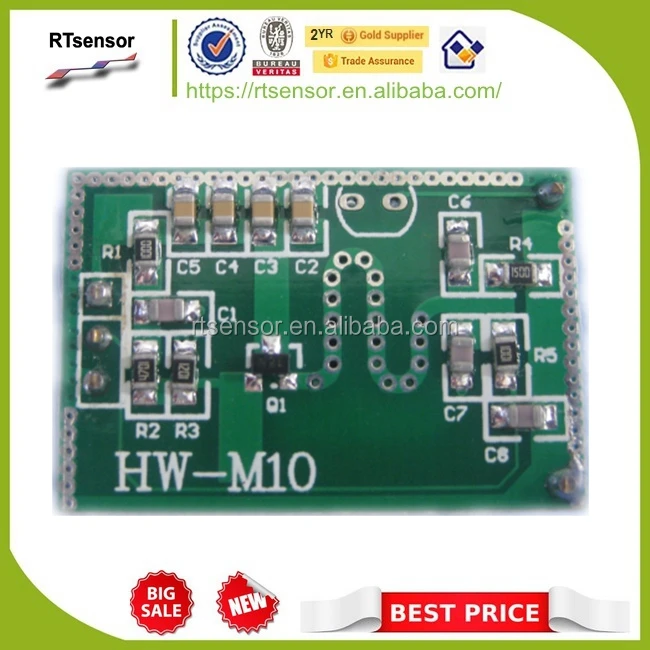 1~30m Distance PIR Motion Sensor Microwave Module , Motion Sensor Module For Human Body Induction Lighting