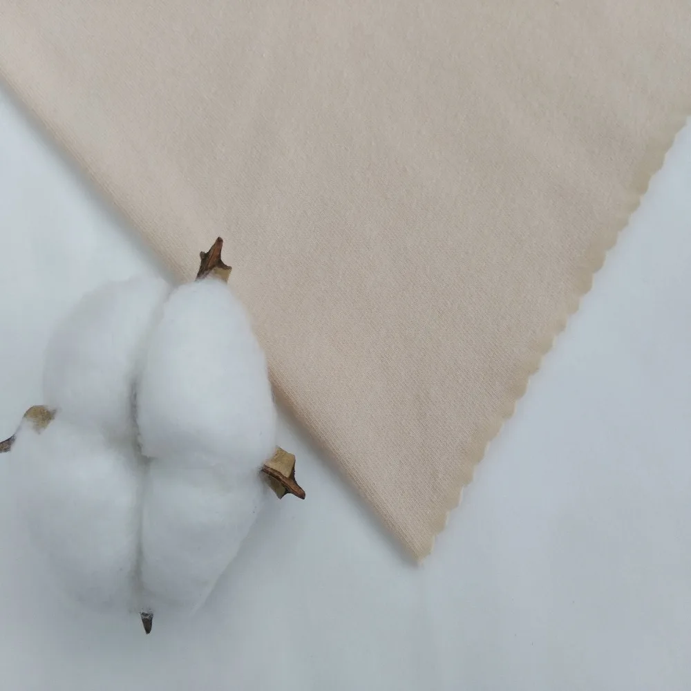 Hot Sale Fabric Free Sample WR037-1 92% Cotton 8% Spandex 180/195gsmBreathable Tshirt Cotton Elastane Fabric