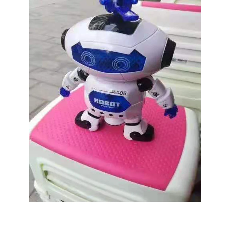Dancing robot with light and music,  cute lovely robot christmas festival gift  toys  popular for kids 360 degree