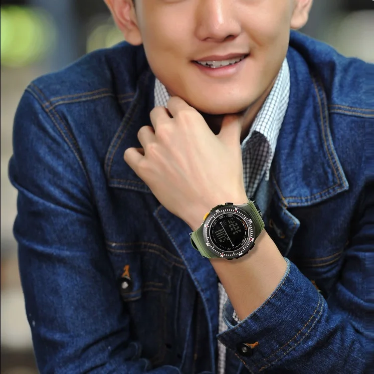 Крутые мужские часы в армейском стиле, военные большие водостойкие часы, часы в стиле скини