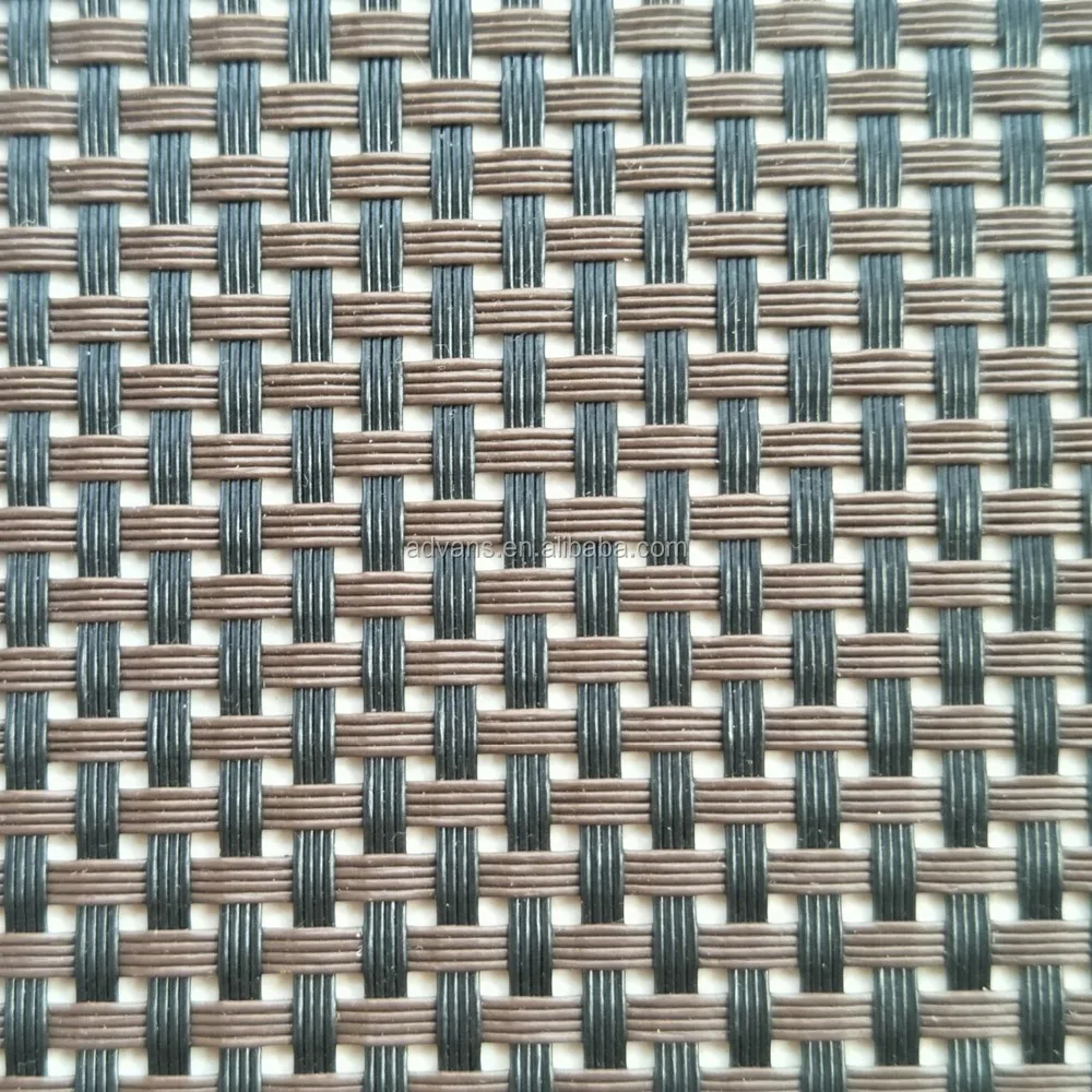 
Cheap 4*4 Weave Teslin Plastic Viny Woven PVC Extruced Mesh fabric Outdoor Fabric 