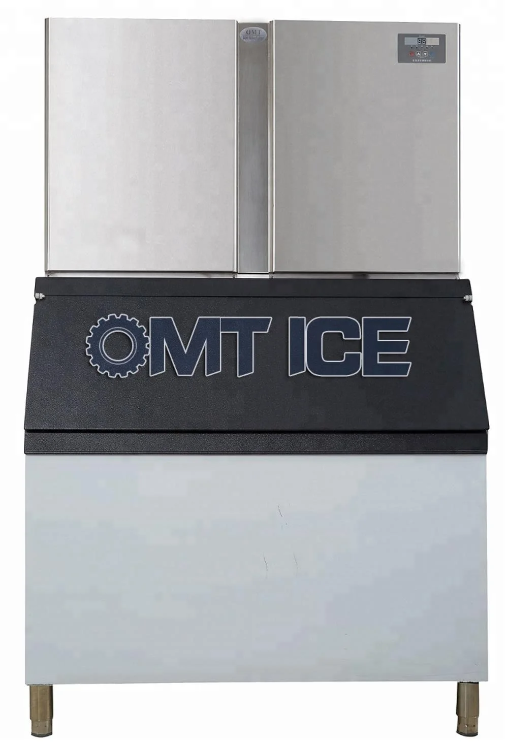 
OMT 1000kg/day Air cooled Cube Ice Making Machine for crystal and clean ice 