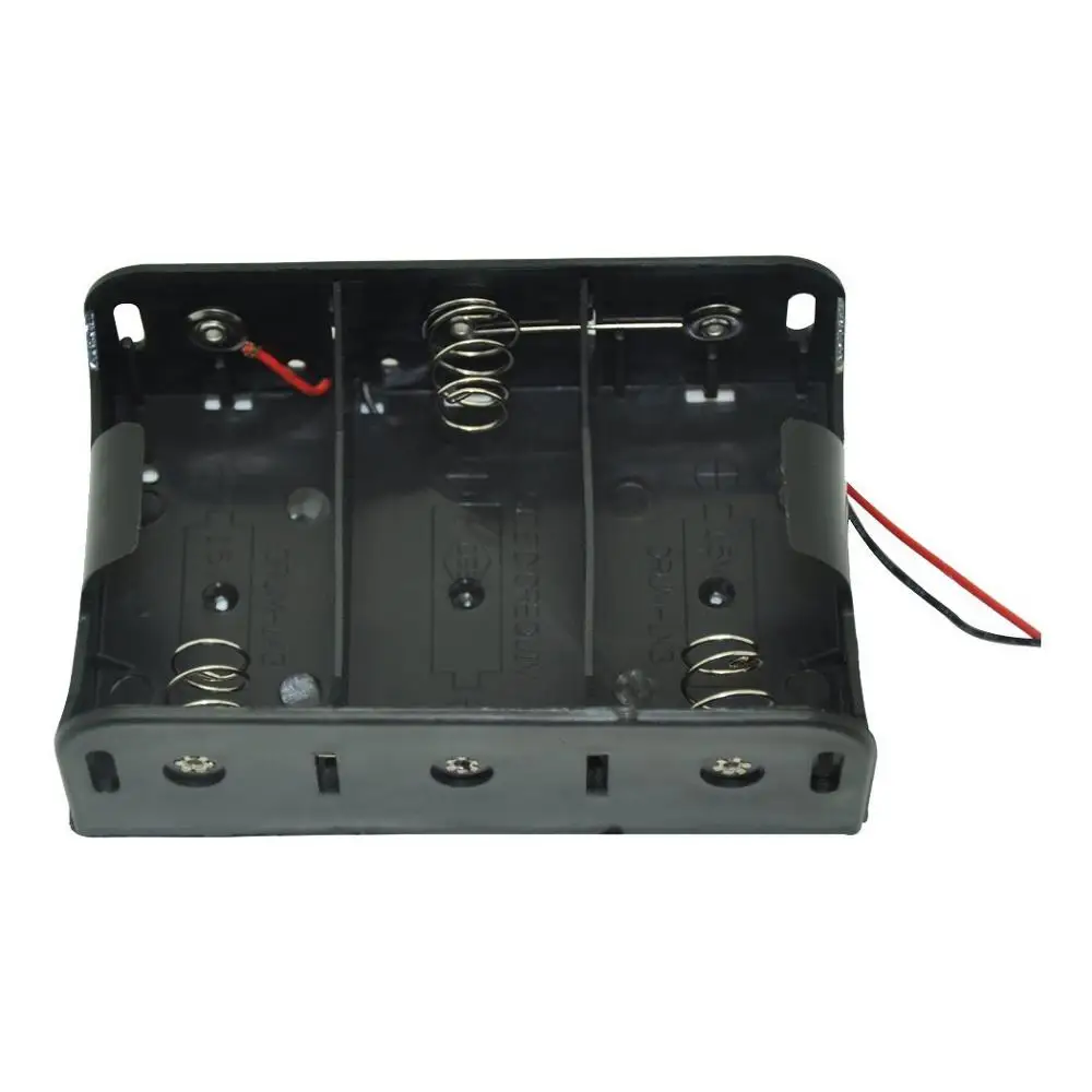Gelsonlab HSPE-143  3 Slot D Cell Battery Holder With Two Wires