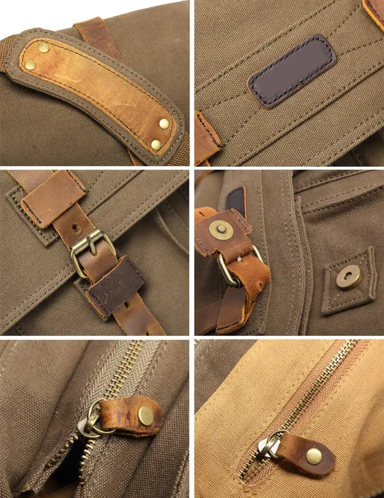 
Vintage Canvas Camera Bag For DSLR Digital Camera 