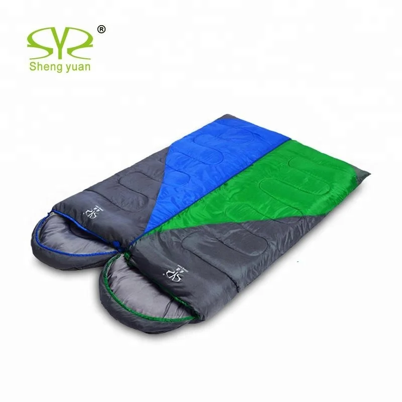 Wholesale 4 season Joint envelope hiking outdoor camping sleeping bag
