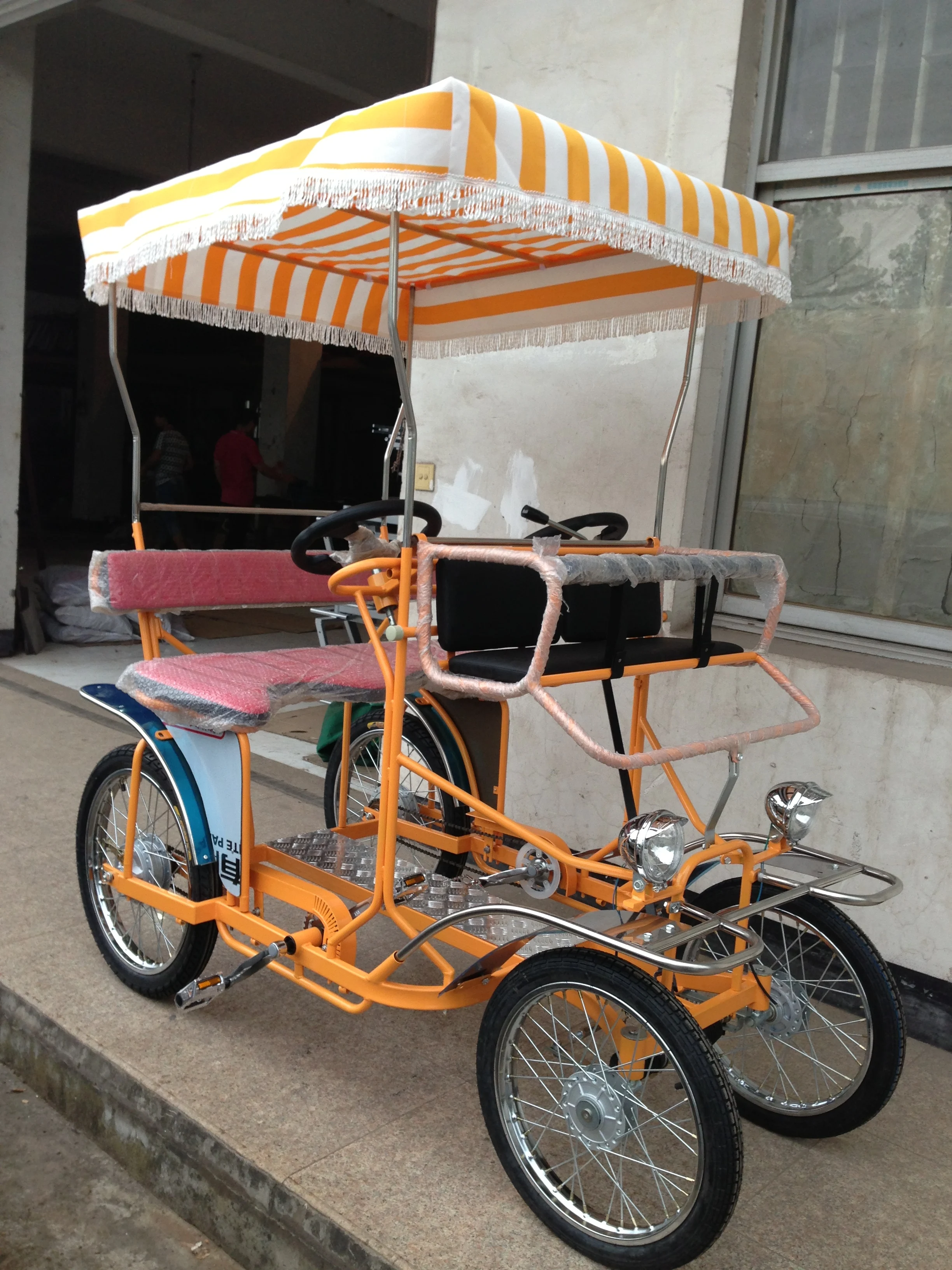 manufacturer   Deluxe   2personS 4wheel  SURREY BIKE   special transportation