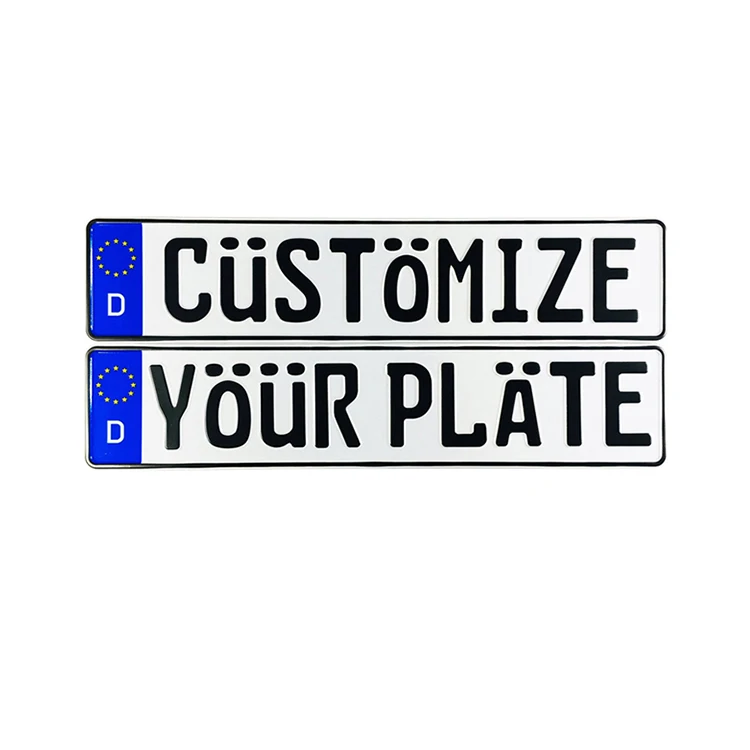 OEM factory cheap price car license number plate with promotion