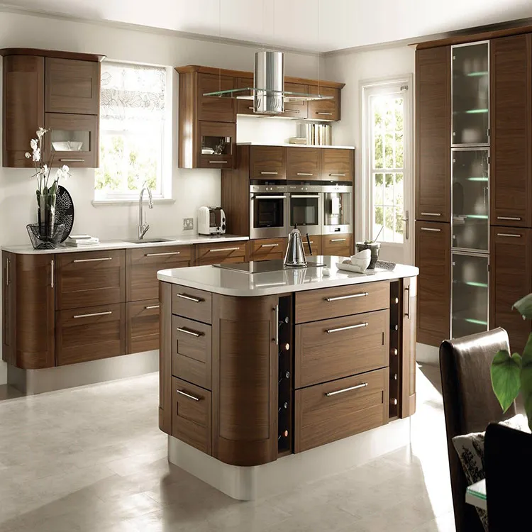 Modern home modular kitchen cupboard cabinet design complete sets with sink