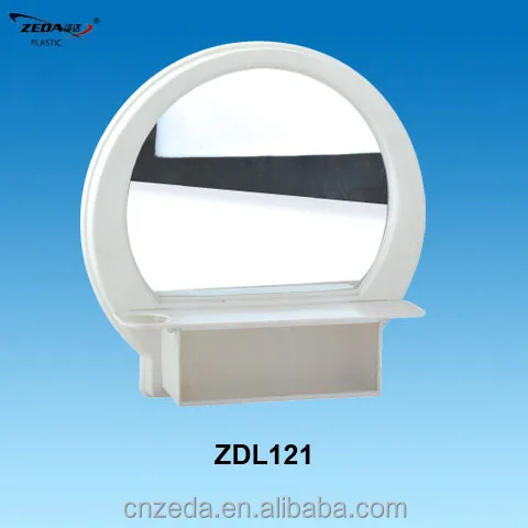 Plastic cabinet with mirror for bathroom