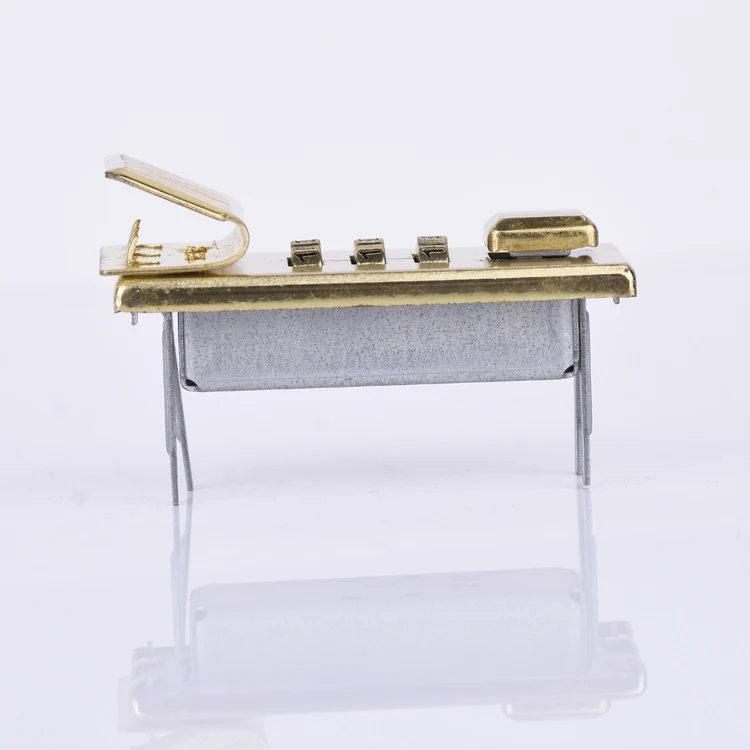 
Rolling three-digit password combination briefcase lock for men 
