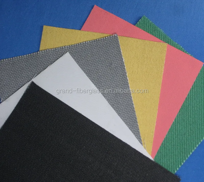 Silicone rubber coated fiberglass fabric