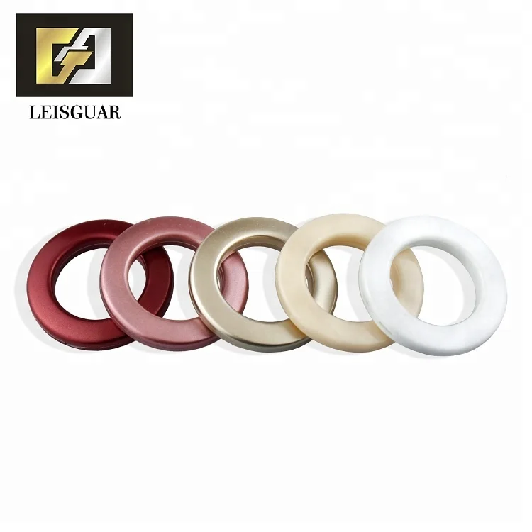 Wooden Decorative Grommet Eyelet Openable Abs Yiwu Accessory Custom Curtain Ring
