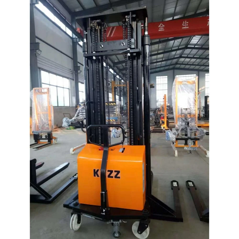 1T 2T electric stacker truck pallet lift stacker customizable
