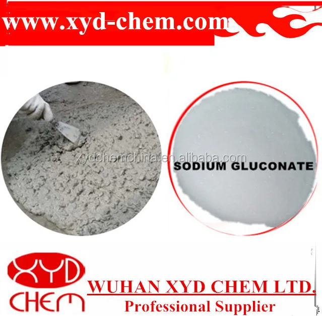 25 кг/мешок или jumbo сумка бетон примесь набор замедлитель натрия глюконат 98%/99% чистоты