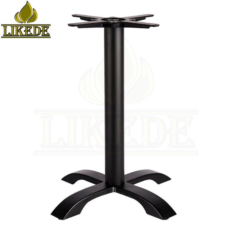 Low price high quality cast iron cross table base metal decorative metal table legs dining table cross leg