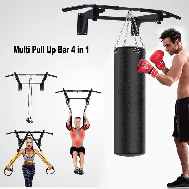 BESSTER JS-090 Indoor Fitness Chest Training Exercise Bar Multi Door Gym Wall Chin Up Bar