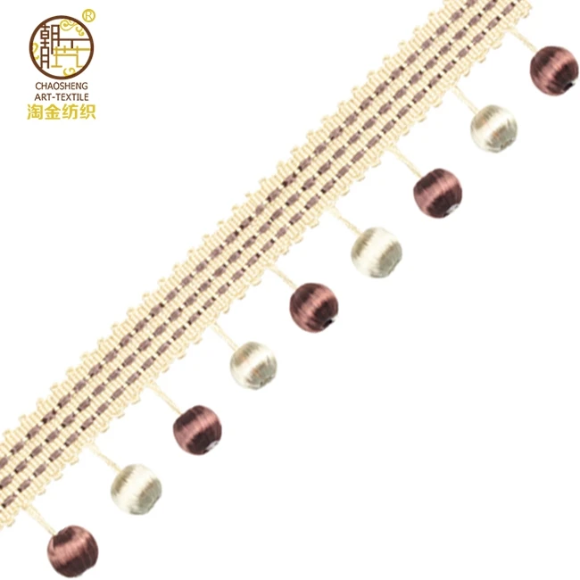 
Handmade and High End Wooded Beaded Fringe 