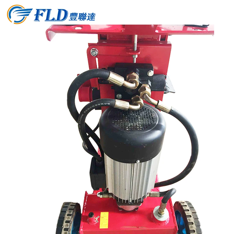 Сделано в Китае, недорогой красный Подержанный 6-литровый мини-разветвитель древесины вертикального типа, для продажи, в наличии