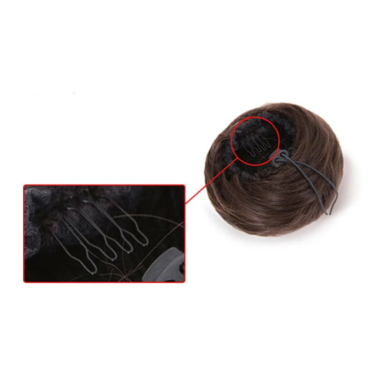 synthetic hair head wear accessories hair buns small