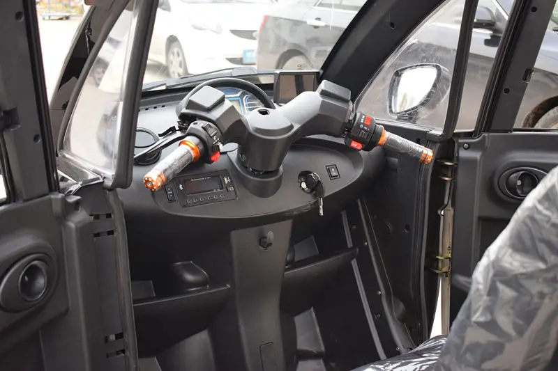 New Design Cheap 3 Wheel Closed Tricycle Electric Car For Passenger