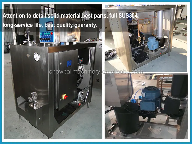 300L ice cream freezing machine frozen equipment small continuous freezer