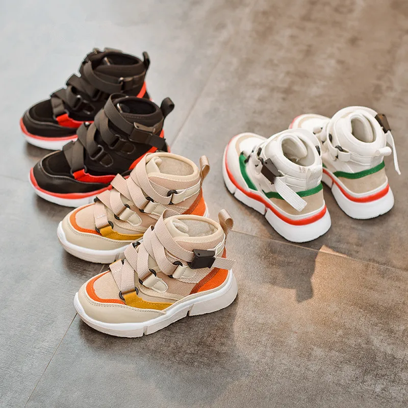 
High quality casual shoes children soft fashion sport shoes for boy kids outwears 2018 autumn 