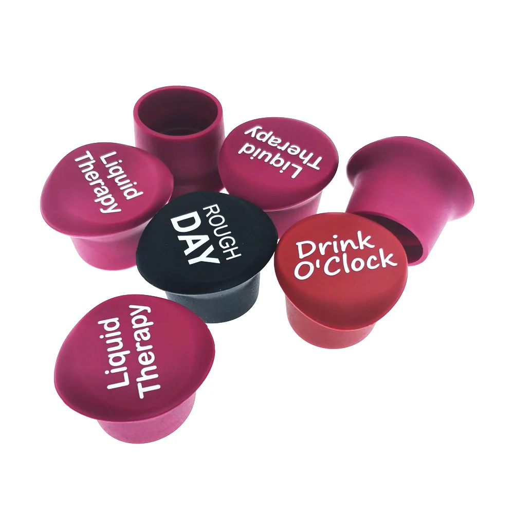 
Cheap Custom Bottle Cap Reusable Vacuum Silicone Wine Bottle Stopper 