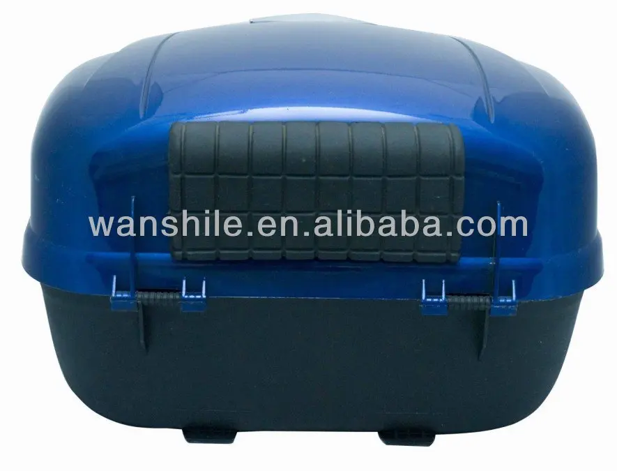 Factory direct sale high quality plastic motorcycle tail box, motorcycle plastic storage box