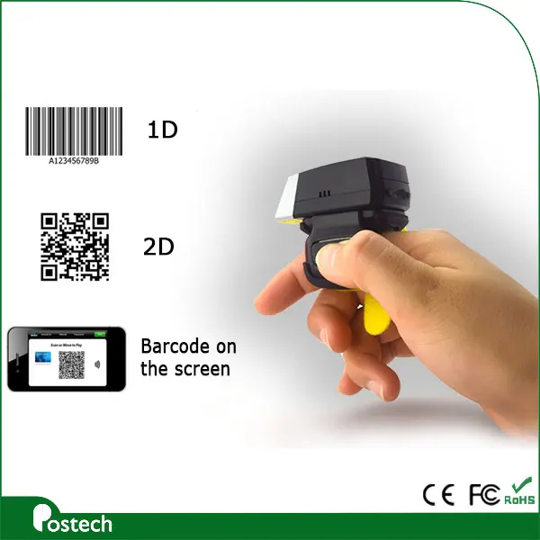 FS02 2D Bluetooth Protable Ring Style Barcodes for Warehouse, Distribution Center and Retail Store