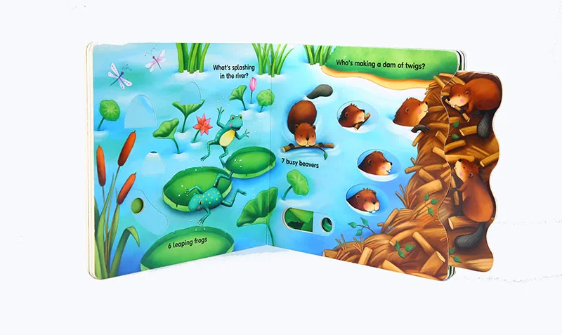 Chinese Custom Full Color Cheap Cardboard Hardcover Laminated English Children Story Books