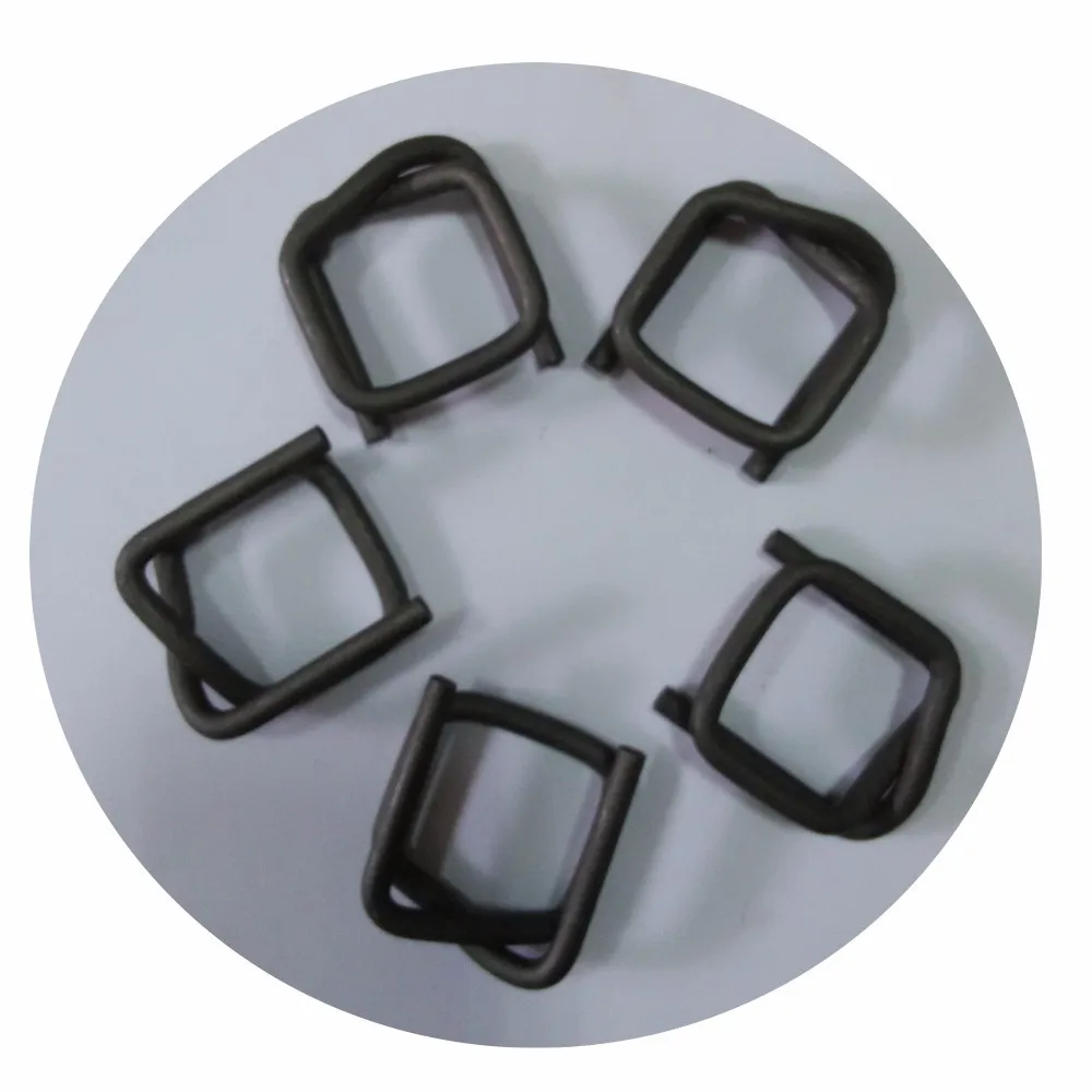 Hot Sale  Phosphated Steel Wire Buckles for Packaging Polyester Strap