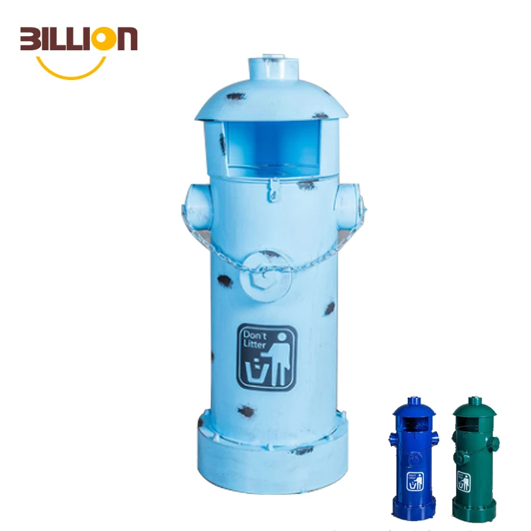 Cheap Tall Fire Hydrant Trash Can With Foot Pedal