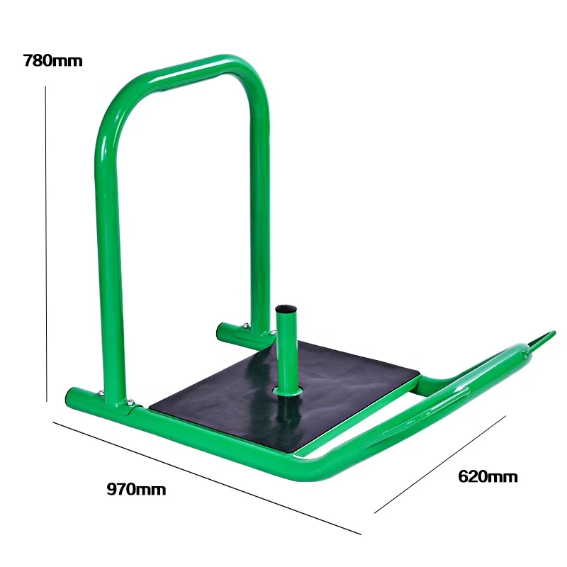 high quality gym fitness equipment training sled push pulling gym sled