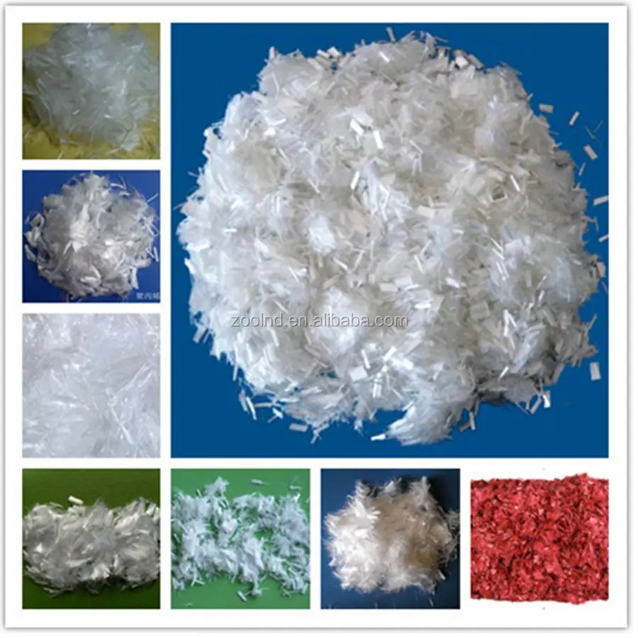 Zoolnd Virgin Polypropylene Fiber White19mm Monofilament Concrete Fiber