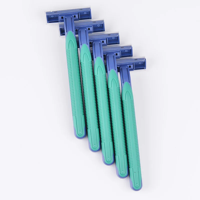 blue handle disposable straight razor one time razor