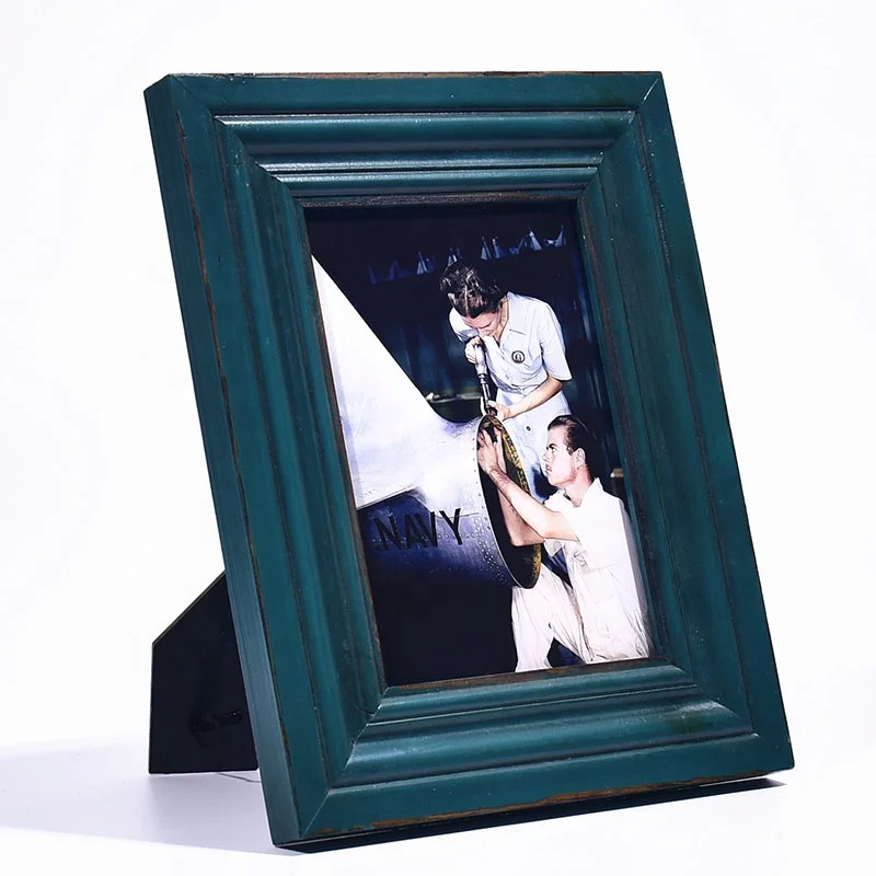 Rustic Distressed Picture Frame 5x7, Designer Antique Style Picture Frames