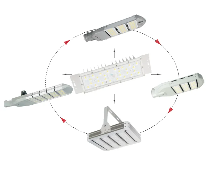 40W 50W 60W LED Module IP67 Waterproof Outdoor High Luminous SMD 5050 LED Bridgelux Module for street light