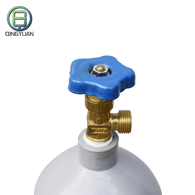 white steel seamless helium/oxygen/nitrogen/hydrogen/co2 empty gas cylinder tank