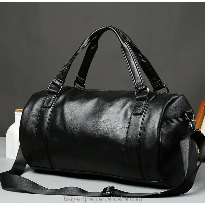 Винтажные большие мужские дорожные сумки, кожаные сумки, вещевые сумки, багаж