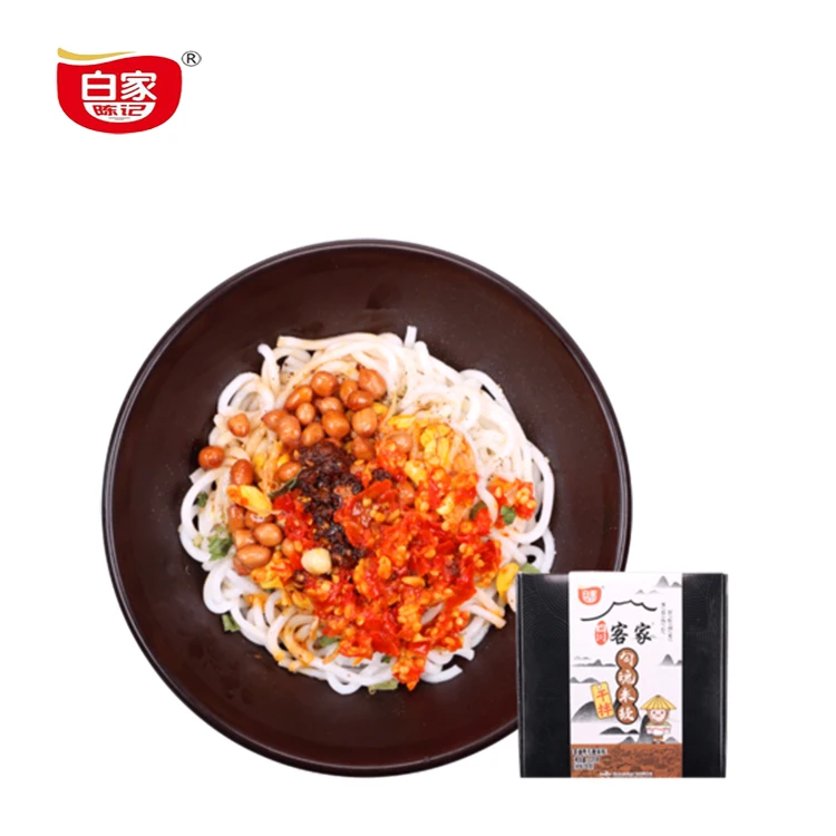
Chinese Health Food Sweet Potato Width Instant Noodles 